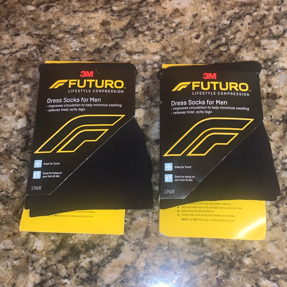 1120 3M Futuro Set of 2 Dress Socks For Men